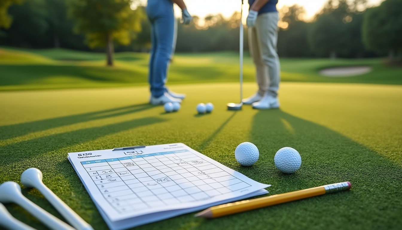 Les coups rendus au golf : principe et calcul