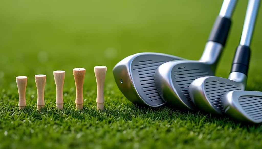 Tees de golf : la longueur selon le club