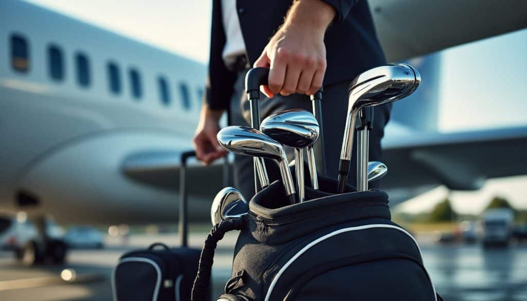 Voyage de golf : transporter son sac en avion